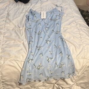 Streetwear Society Blue Floral Dress